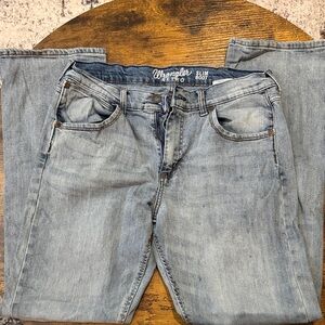 Wrangler Retro Boot Men's Slim Jeans - Light Blue